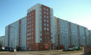 Une barre d'immeuble dans la banlieue de Riga. (© picture-alliance/dpa)