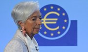 Setzt auf positive Wirkungen der Zinserhöhungen: EZB-Chefin Christine Lagarde. (© picture alliance/dpa/Arne Dedert)