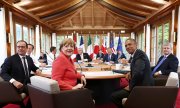 Die G7-Chefs bestätigen das Zwei-Grad-Ziel und streben einen Ausstieg aus den fossilen Energien zum Ende des Jahrhunderts an. (© picture-alliance/dpa)