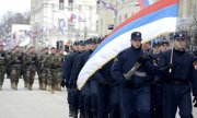 The parade on 9 January 2017 in Banja Luka, where the government of the Republika Srpska is based. (© picture-alliance/dpa)