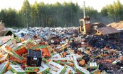 La destruction de produits alimentaires suscite l'indignation en Russie. (© picture-alliance/dpa)