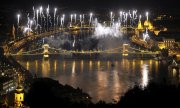 Traditional fireworks in Budapest on 20 August. (© picture-alliance/dpa)
