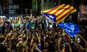 The Catalan government billed the regional election as a referendum on independence from Spain. (© picture-alliance/dpa)