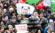Manifestation à Saint-Pétersbourg (© picture-alliance/dpa)