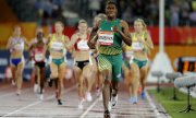 Caster Semenya at the Commonwealth Games in Australia in April 2018. (© picture-alliance/dpa)