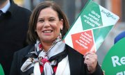 La présidente du Sinn Féin, Mary Lou McDonald. (© picture-alliance/dpa)
