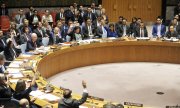 BM Güvenlik Konseyi'nin Suriye'deki durum hakkında düzenlediği kriz oturumu. (© picture-alliance/dpa)