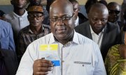 Le candidat d'opposition, Félix Tshisekedi, aux urnes à Kinshasa. (© picture-alliance/dpa)