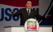 Un discours de Berlusconi, en 2014. (© picture-alliance/dpa)