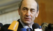 Robert Kocharyan, then still president, in 2008. (© picture-alliance/dpa)