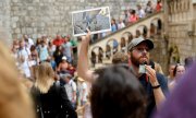 Толпы туристов: популярный Дубровник. (© picture-alliance/dpa)