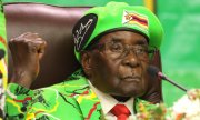 Mugabe Harare'de (2017). (© picture-alliance/dpa)