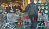 L'entrée d'un supermarché, à Heidelberg. (© picture-alliance/dpa)
