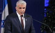 Israeli Foreign Minister Jair Lapid sharply criticised Poland's government. (© picture alliance/AA/Jalal Morchidi)