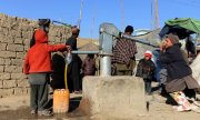 Archive image from December 2018. Many Afghans were forced to leave their villages due to the drought. (© picture alliance/Xinhua News Agency/Xinhua Kabul)