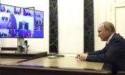 На прошлой неделе в своей речи по случаю аннексии территорий восточной Украины Путин подчеркнул, что Россия может применить ядерное оружие. (© picture alliance/Zumapress.com/Гавриил Григоров/Kremlin Pool)