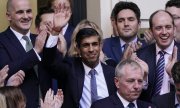 Rishi Sunak als frischgekürter neuer Vorsitzender der Conservative Party. (© picture alliance/ASSOCIATED PRESS/Aberto Pezzali)