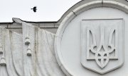 Das Parlamentsgebäude in Kyjiw. (© picture alliance/dpa/TASS/Vitaly Zalessky)