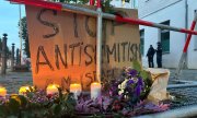 Solidaritätsbekundung nach dem versuchten Anschlag auf eine Synagoge in Berlin am 18. Oktober. (© picture-alliance/Sven Kaeuler)