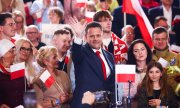 Rafał Trzaskowski, halihazırda Varşova Belediye Başkanı olarak görev yapıyor.  (© picture-alliance/ Anadolu  Beata Zawrzel)