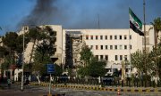 Das beschädigte Gebäude des syrischen Generalstabs in Damaskus. (© picture alliance/dpa / Moawia Atrash)