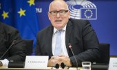 First Vice President of the EU Commission Frans Timmermans. (© picture-alliance/dpa)