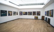 Paintings by Emil Nolde in an exhibition in April 2019 in Berlin. (© picture-alliance/dpa)