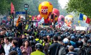 Demonstration in Paris on May 1. (© picture-alliance/dpa)