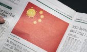 The cartoon China objects to appeared in Jyllands-Posten on 27 January 2020. (© picture-alliance/dpa)