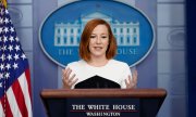 Beyaz Saray basın sözücüsü Jen Psaki. (© picture-alliance/dpa)