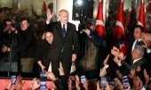 Kemal Kılıçdaroğlu bei einem Wahlkampfauftritt in Ankara im März. (© picture alliance / abaca / Demiroren Visual Media/ABACA)