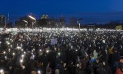 Demonstration gegen rechts am 21. Januar in Berlin. (© picture alliance/PIC ONE/Ben Kriemann)