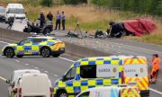 Unfall im County Kildare in Irland am 16. August. (© picture alliance / PA Images / Niall Carson)
