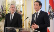 Avusturya Cumhurbaşkanı Van der Bellen ve Başbakan Kurz. (© picture-alliance/dpa)