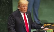 Trump devant l'Assemblée générale des Nations Unies à New York. (© picture-alliance/dpa)