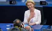 Ursula von der Leyen nach ihrer Wahl. (© picture-alliance/dpa)