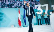 İbiza skandalı ve FPÖ ile yolların ayrılması, Kurz'un seçim sonucunu olumsuz yönde etkilemedi. (© picture-alliance/dpa)
