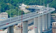 Die neue San-Giorno-Brücke in Genua. (© picture-alliance/dpa)