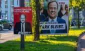 Vor zwei Monaten hatte die CDU/CSU mit 28 Prozentpunkten noch fast doppelt so viel Zustimmung wie die SPD mit damals 15. (© picture alliance/Goldmann)