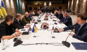 Во вторник в Стамбуле завершился очередной раунд переговоров между украинской и российской сторонами. (© picture alliance/dpa/ТАСС/Сергей Карпухин)