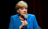 Angela Merkel a qualifié l'invasion de l'Ukraine d''agression brutale', le 7 juin 2022, à Berlin. (© picture alliance/dpa/Fabian Sommer)