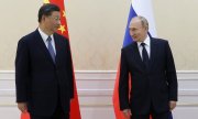 Xi (li.) und Putin während des Treffens am 15. September 2022 im usbekischen Samarkand. (© picture alliance/dpa/TASS / Alexander Demianchuk)