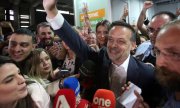 Haris Doukas, the new centre-left mayor of Athens. (© picture alliance / EPA / ALEXANDROS BELTES)
