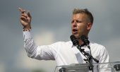 Tisza leader Péter Magyar. (© picture alliance/ASSOCIATED PRESS/Denes Erdos)
