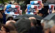 Fransa'nın çeşitli şehirlerinde antisemitizme karşı büyük gösteriler düzenlendi. (© picture alliance / NurPhoto / Alain Pitton)