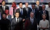 War, peace, rearmament - topics that are increasingly taking precedence in European politics. (© picture alliance/ANP/Ramon van Flymen)