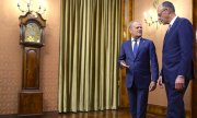 Le 7 mai, le Premier ministre polonais Donald Tusk a accueilli à Varsovie le chancelier Friedrich Merz – une des premières visites officielles du nouveau chef du gouvernement allemand. (© picture alliance/dpa/EPA POOL/Hannibal Hanschke)