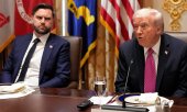 US President Donald Trump and Vice President JD Vance in the White House. (© picture alliance / ASSOCIATED PRESS Alex Brandon)