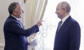 Witkoff ile Putin arasında yaklaşık üç saat süren görüşmede, Avrupa tarafının Ukrayna’yla mutabık kalınan önerileri de iletildi. (© picture alliance / TASS / Gavriil Grigorov)
