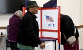 Un bureau électoral dans le Wisconsin. Dans de nombreux Etats américains, il est possible de voter avant le 3 novembre. (© picture alliance / ZUMAPRESS.com / Mark Hertzberg)